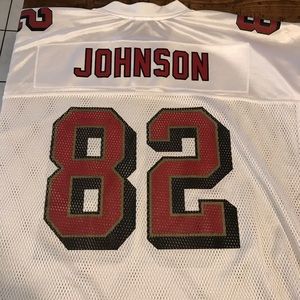 Vintage RARE 2001 Eric Johnson SF 49ers Jersey.